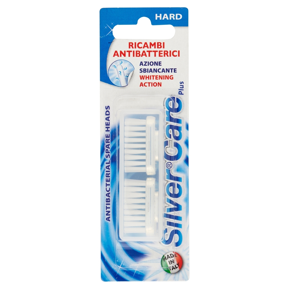 Silver Care Plus Ricambi Antibatterici Hard 2 pz